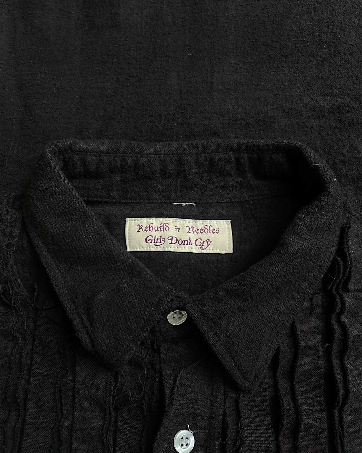 Needles x Girls Don't Cry FW20 Rebuild Shadow Flannel Shirt