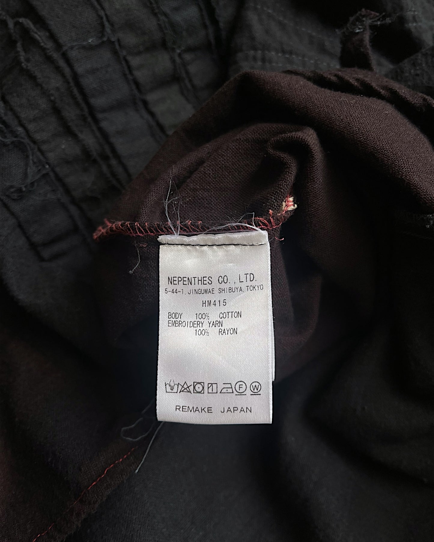 Needles x Girls Don't Cry FW20 Rebuild Shadow Flannel Shirt