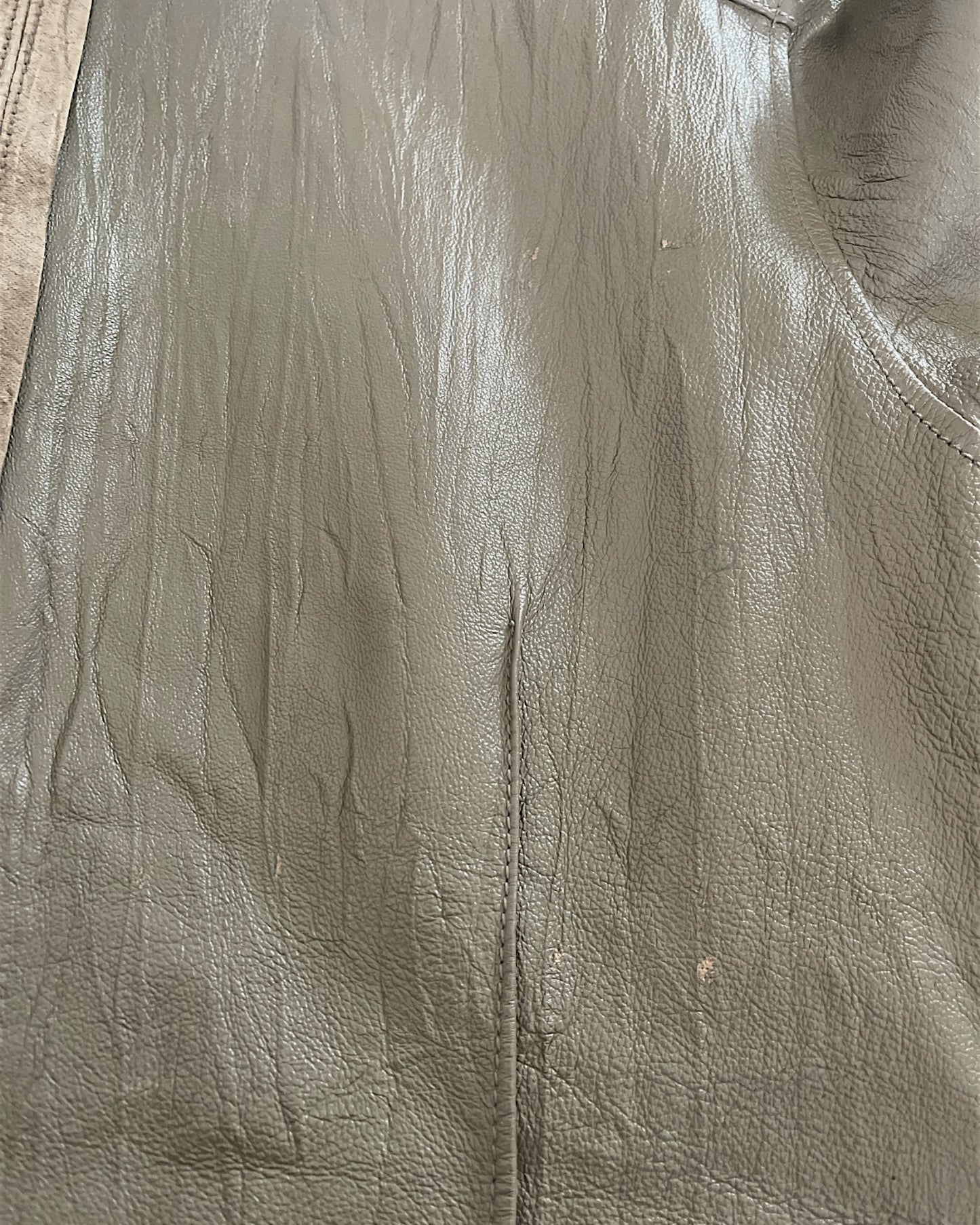 Tornado Mart Hook Closure Leather Shirt Jacket