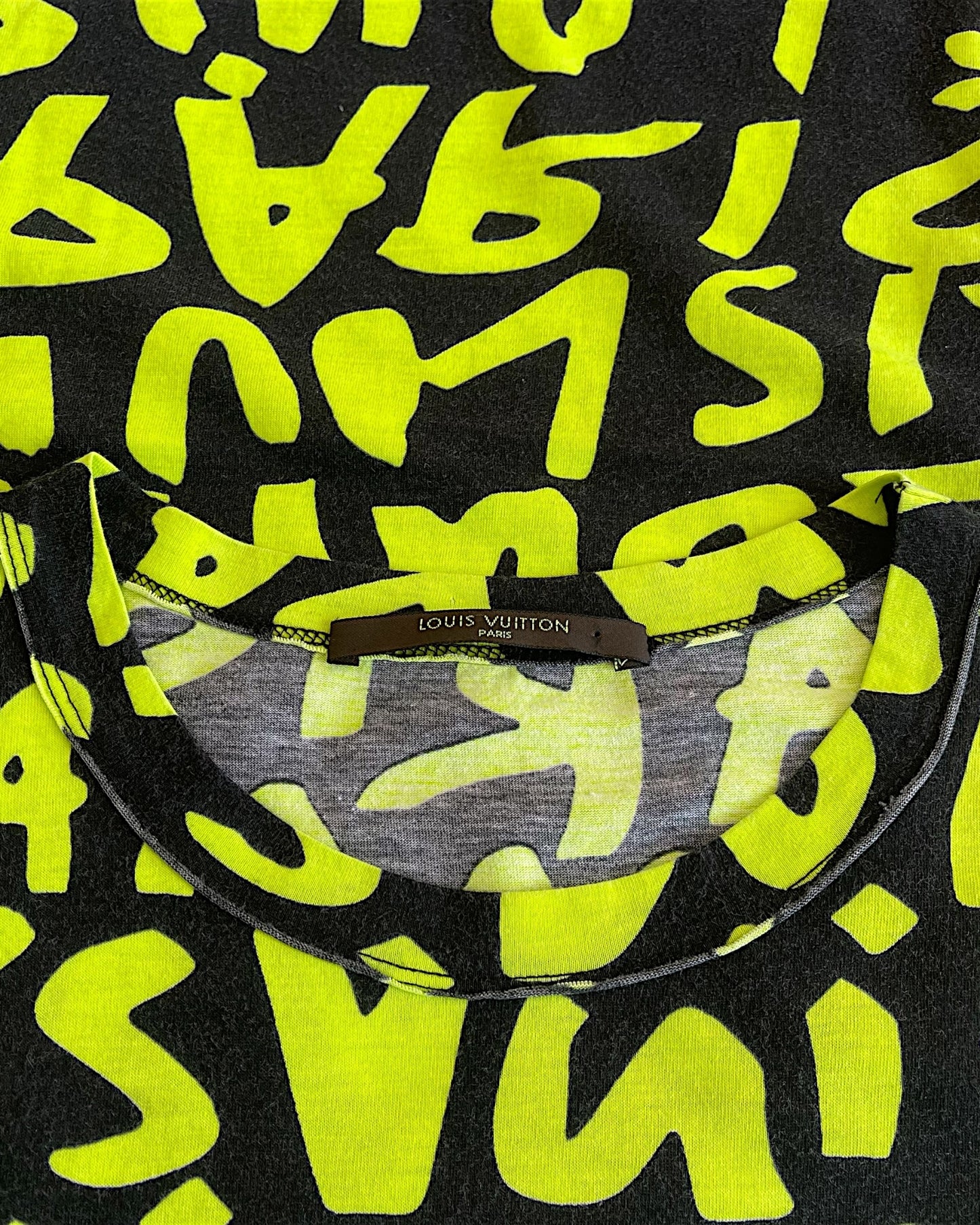 Louis Vuitton x Stephen Sprouse SS09 Graffiti Logo T-Shirt