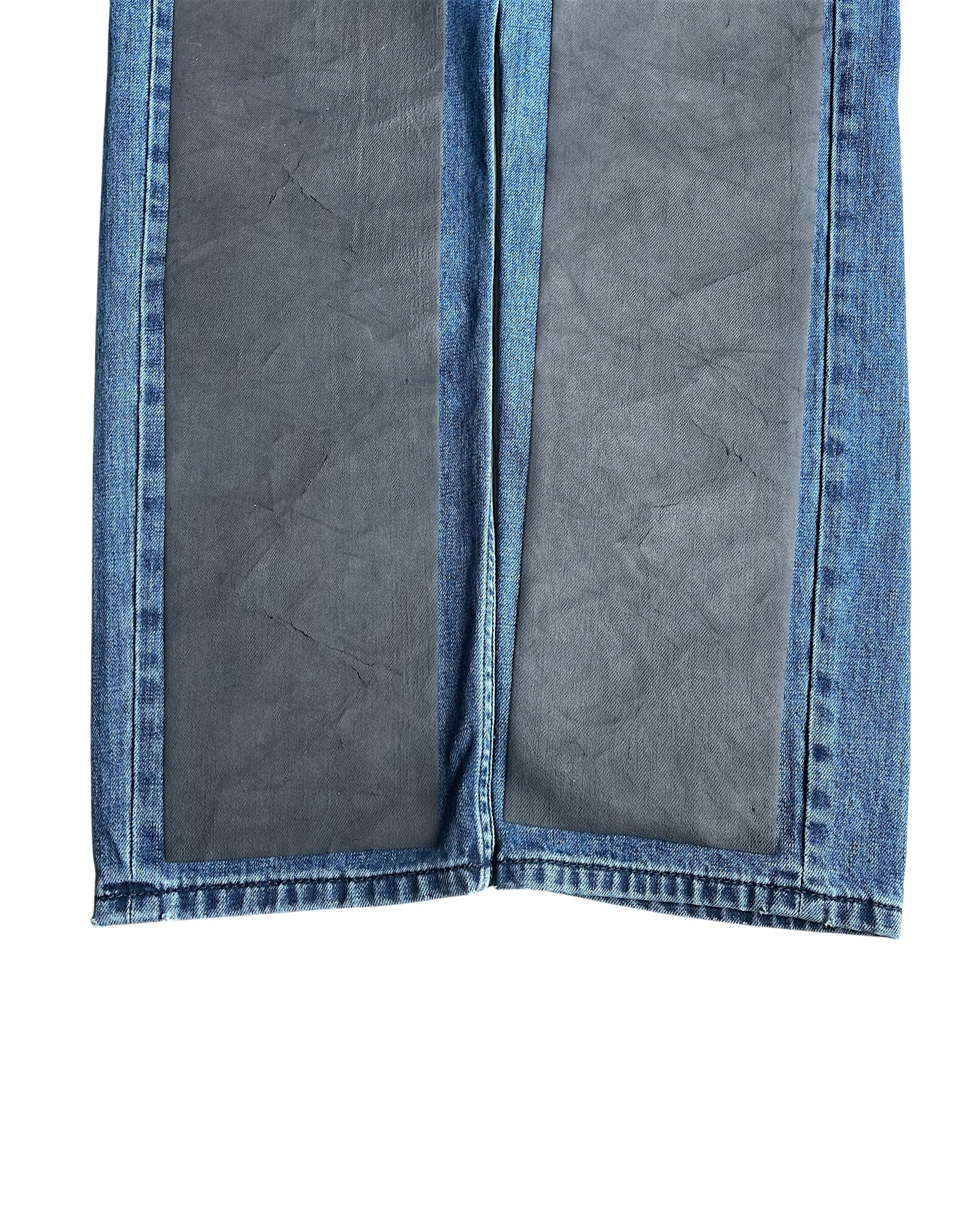 Hood By Air SS17 Rubber Panel HBA Knee Cutout Denim Jeans