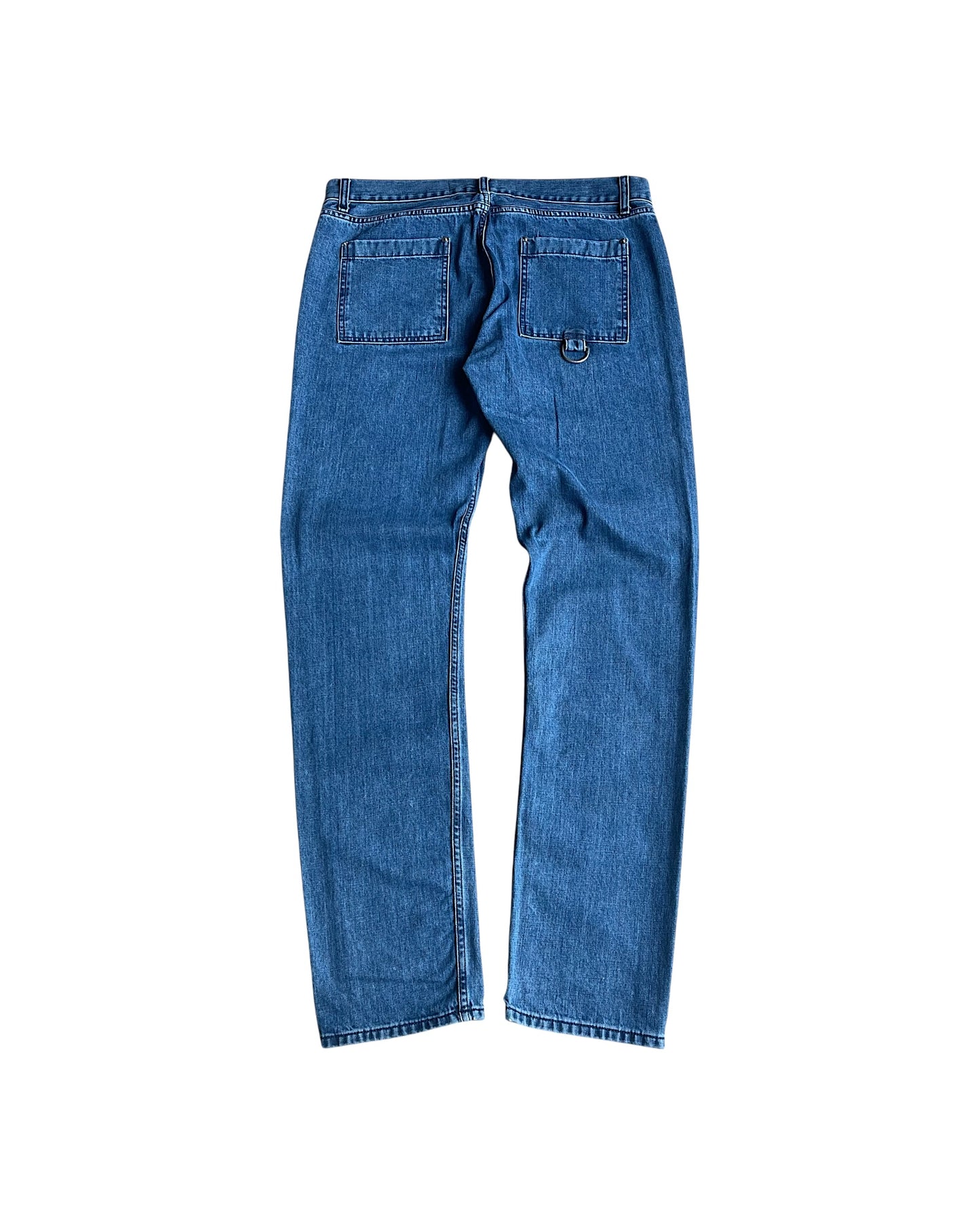 Hood By Air SS17 Rubber Panel HBA Knee Cutout Denim Jeans
