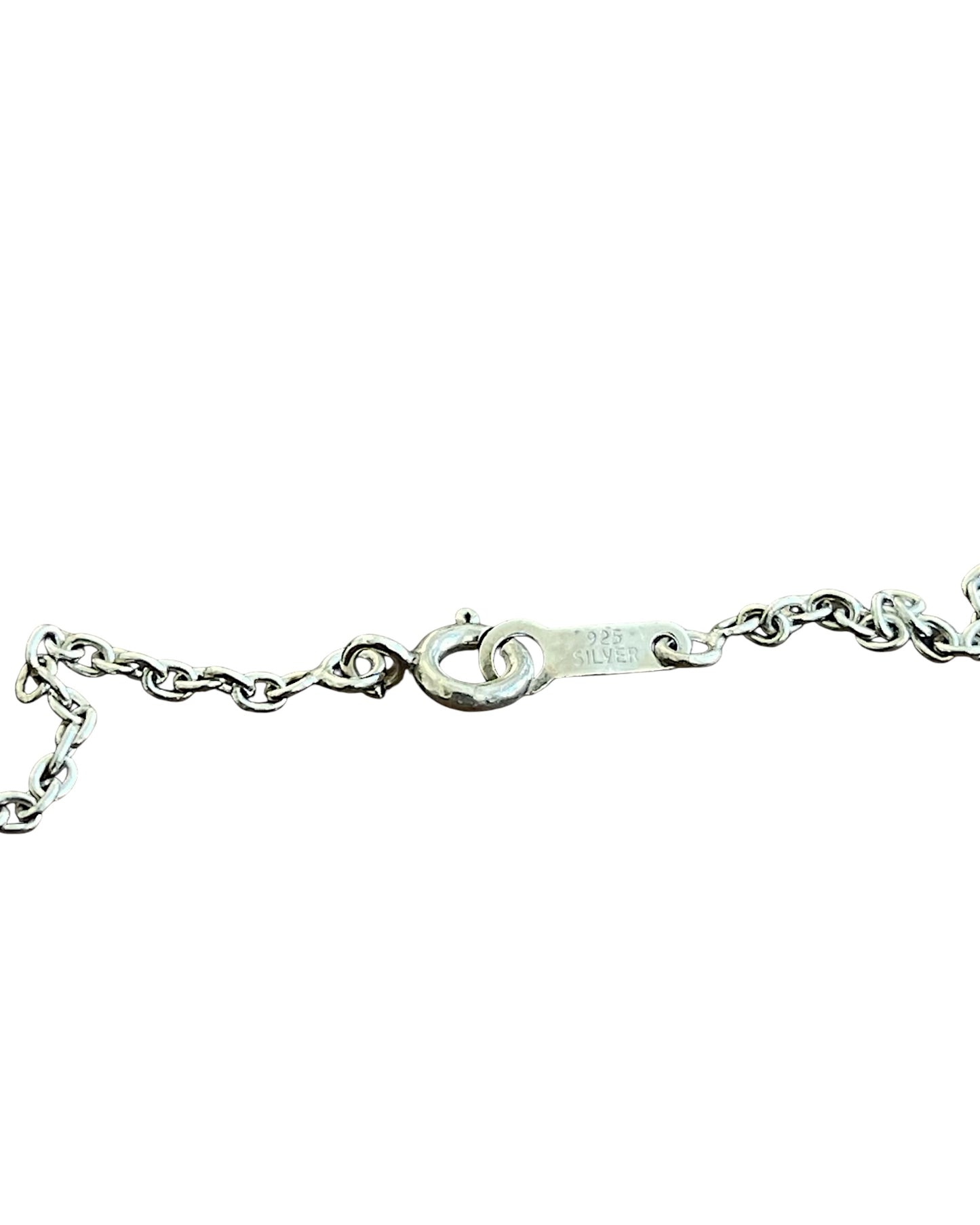 Wolfman B.R.S .925 Silver Sword Cross & Dog Tag Necklace