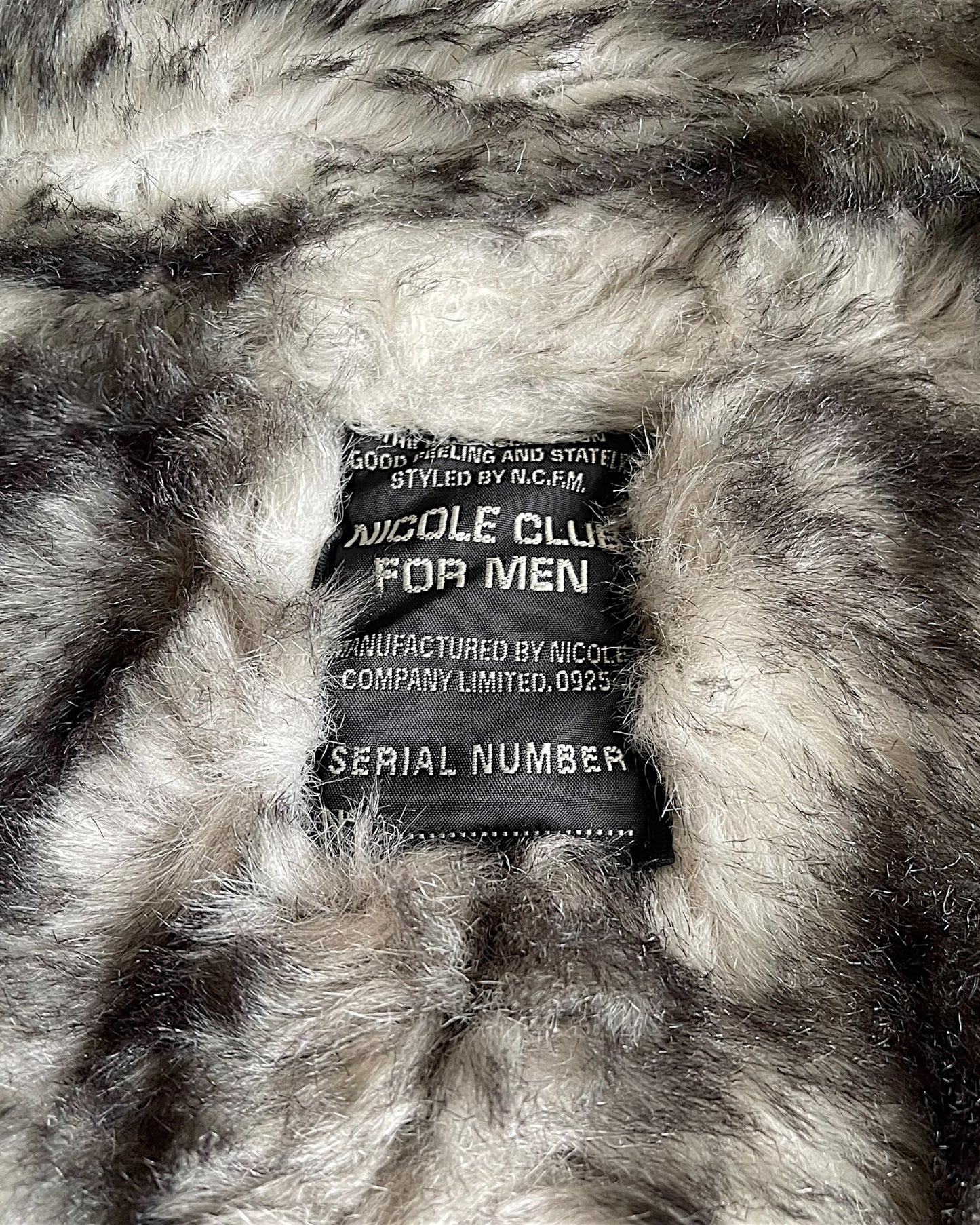 Nicole Club For Men Arctic Faux Fur Coat Jacket