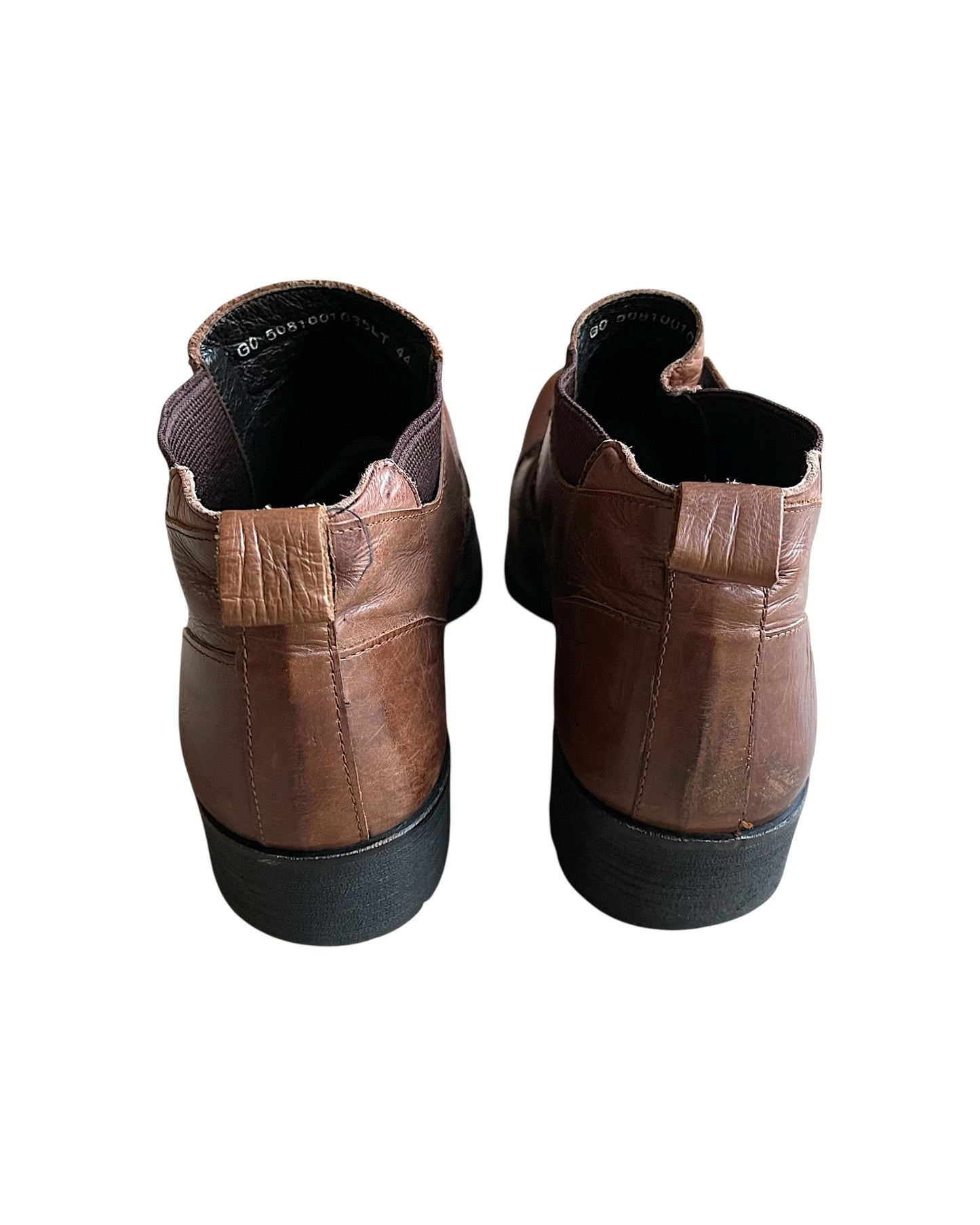 Alfredo Bannister Layered Multi-Lace Leather Derby Boots