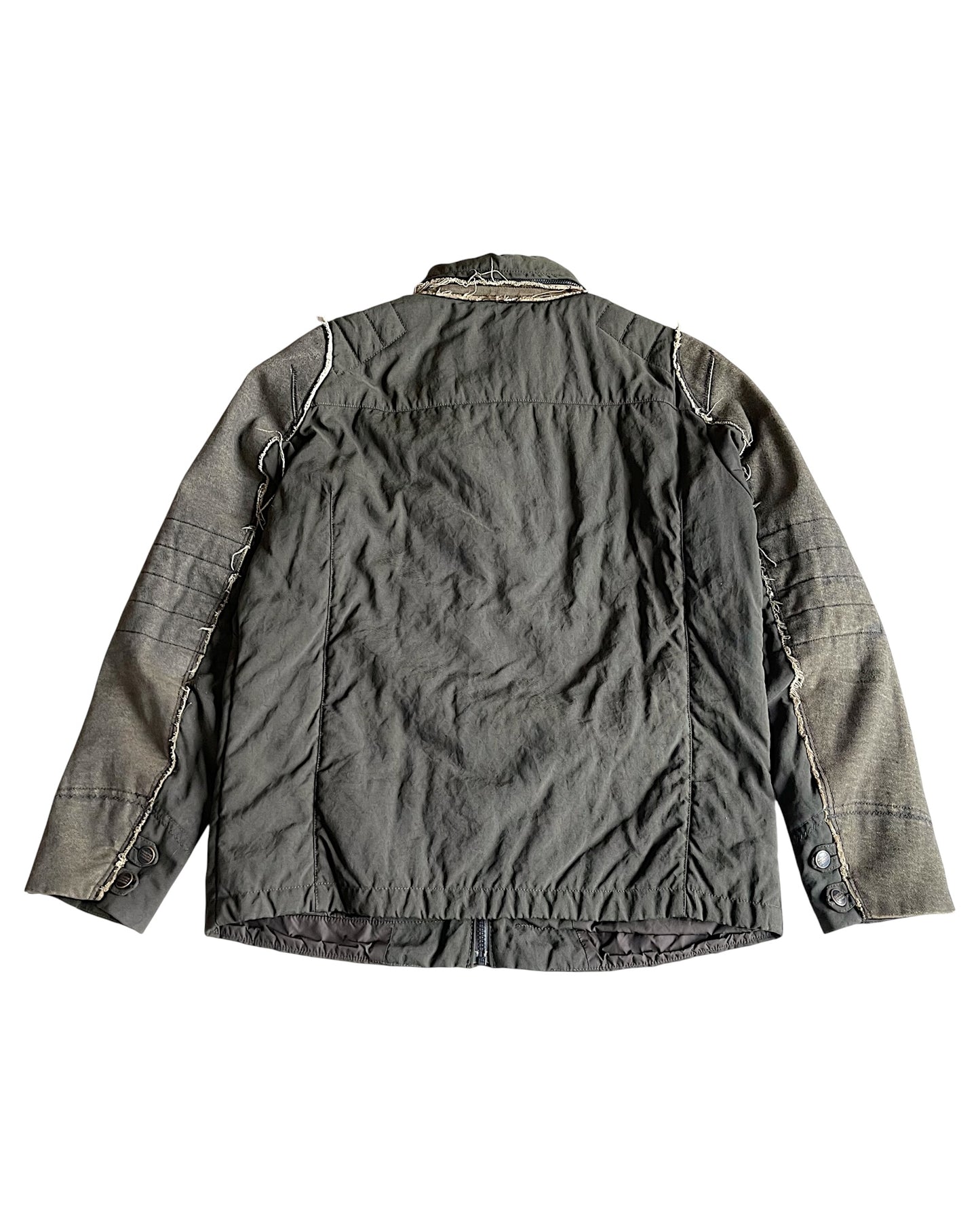 Marithé + François Girbaud Hybrid Denim/Cotton Padded Jacket