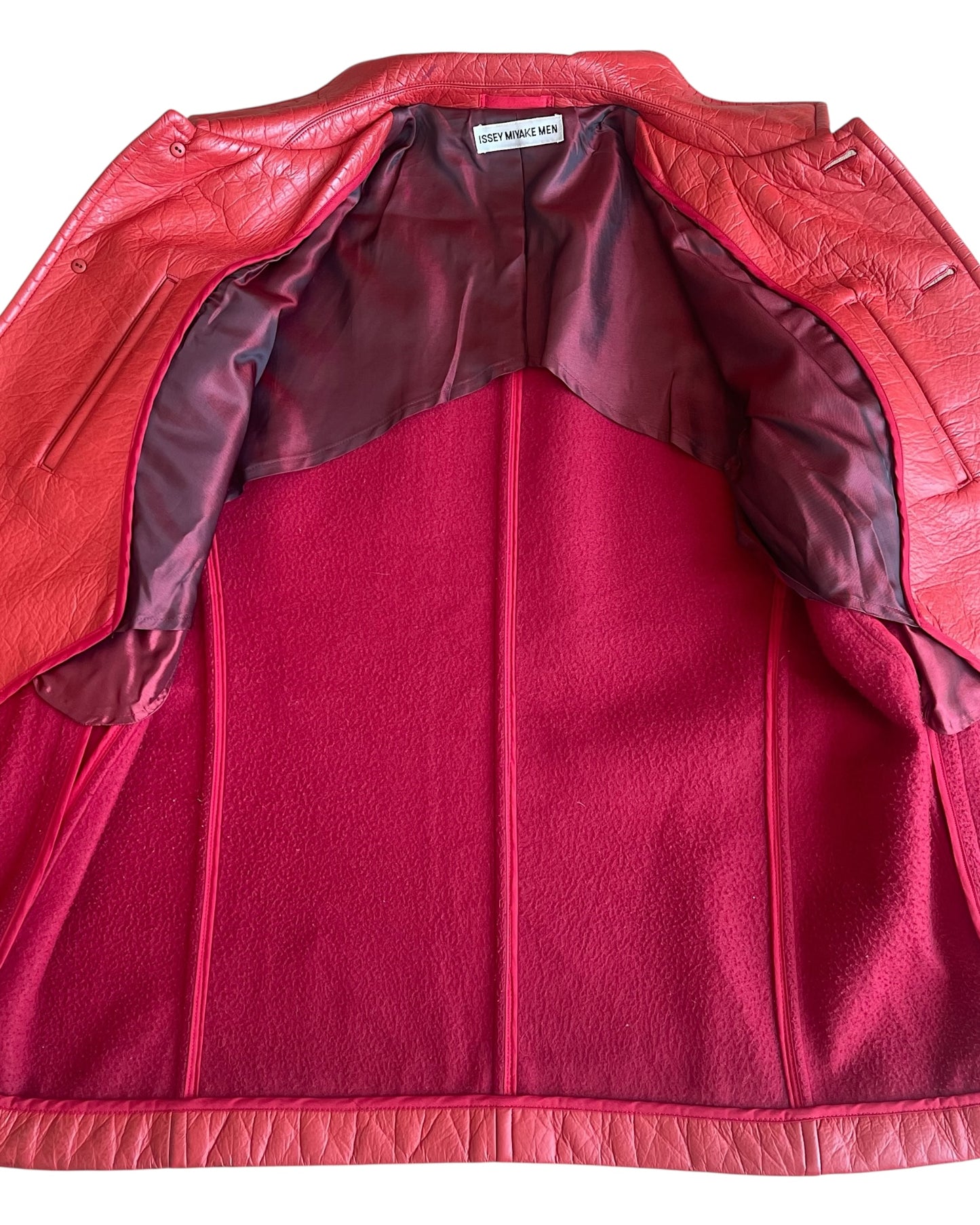 Issey Miyake Men AW97 Eco Leather Utility Jacket