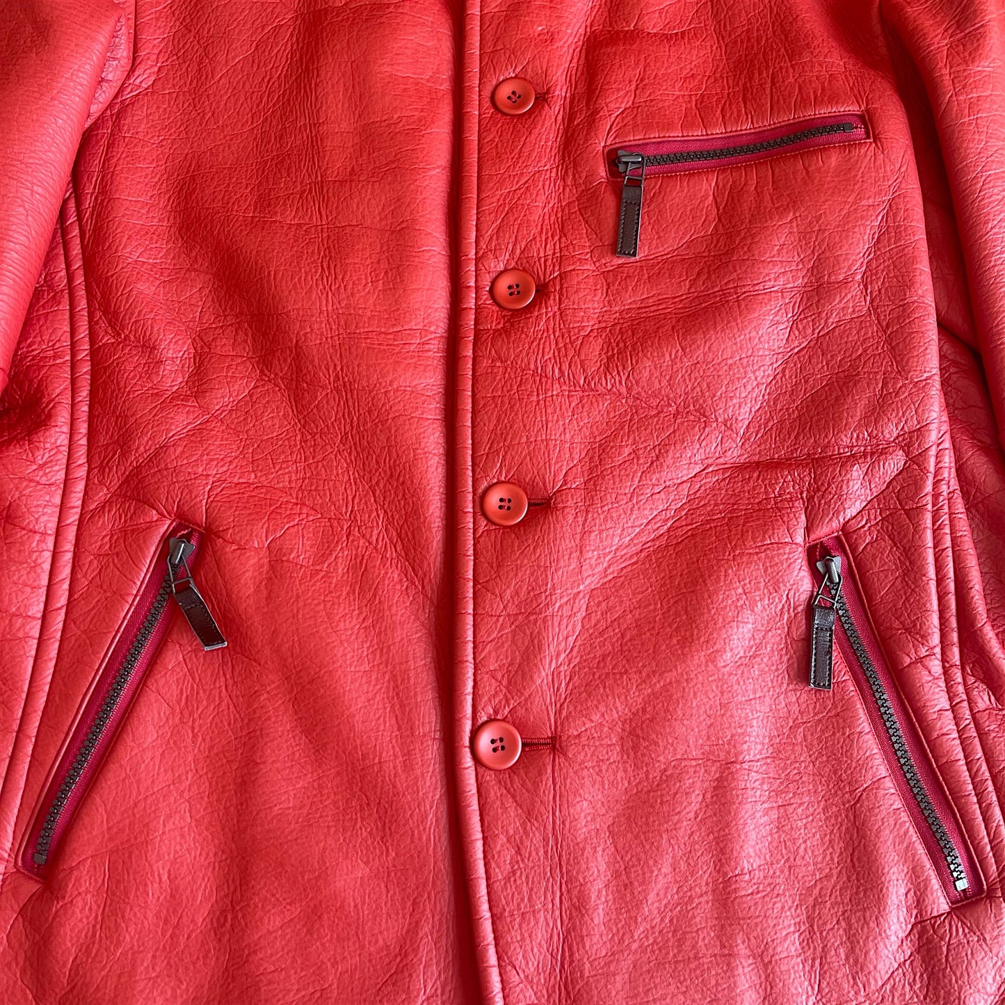 Issey Miyake Men AW97 Eco Leather Utility Jacket