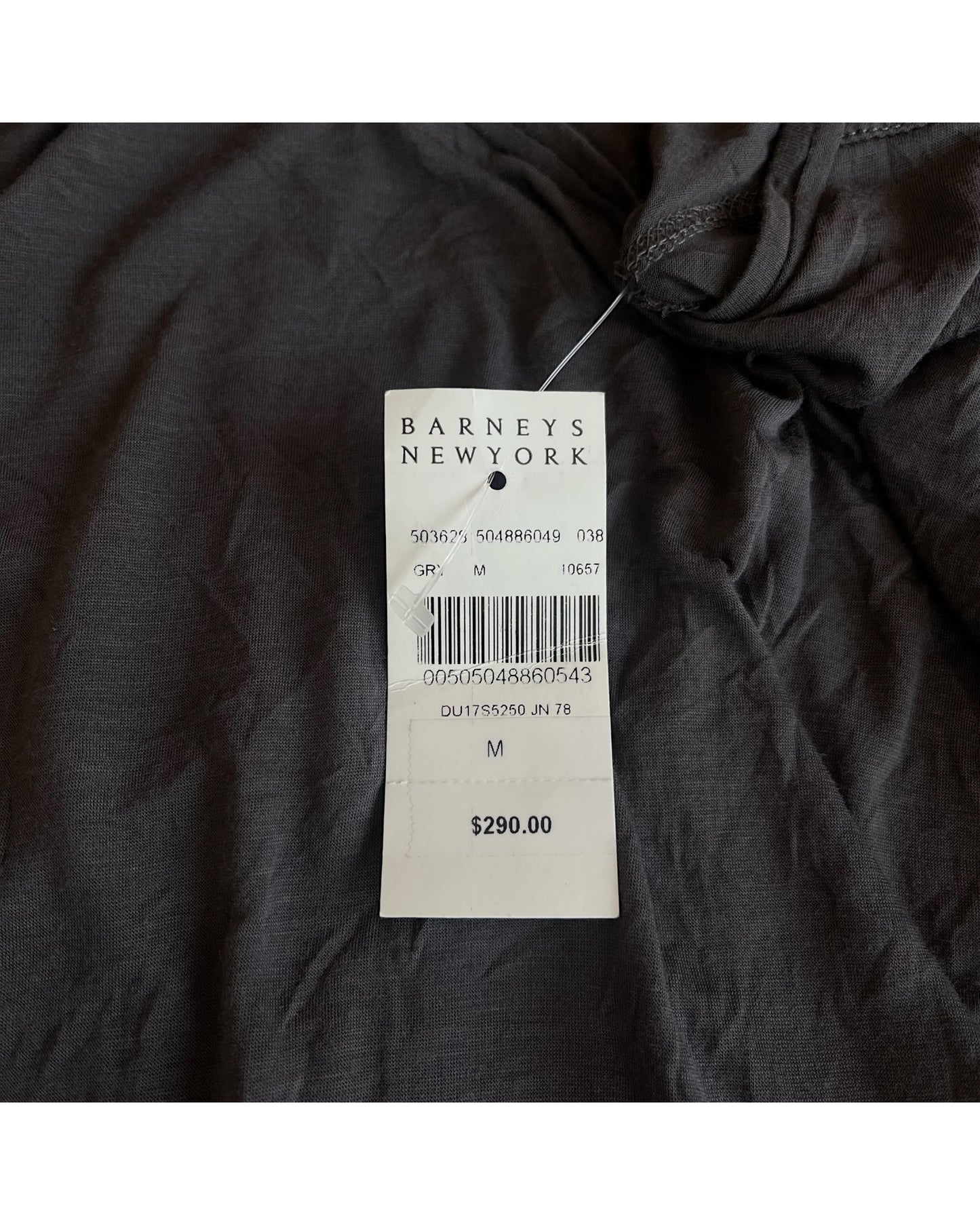 Rick Owens Drkshdw SS17 Dark Dust Viscose Long T-Shirt