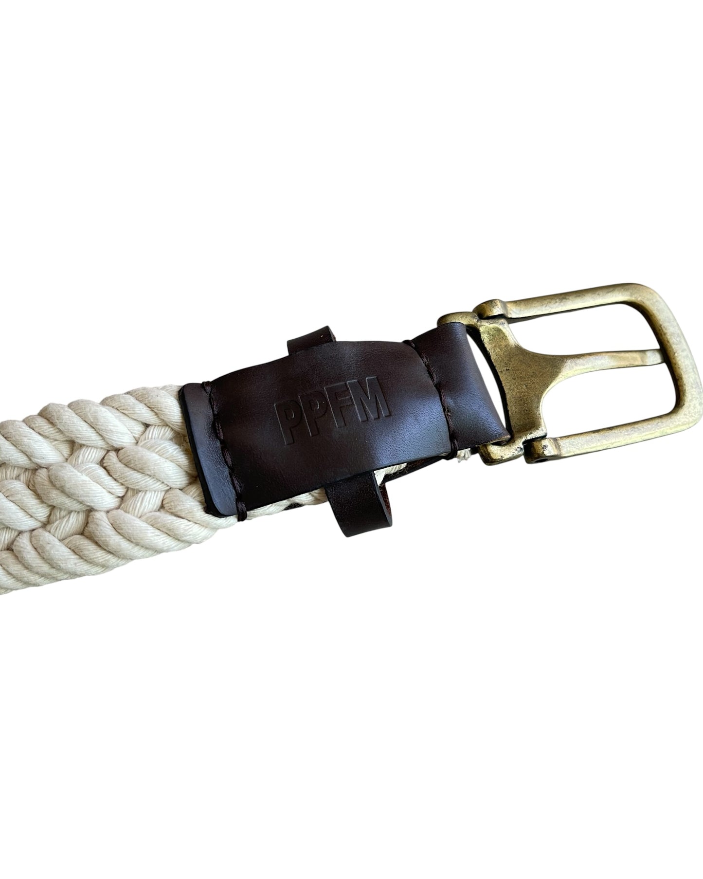 PPFM 2000s Woven Braided Rope Belt