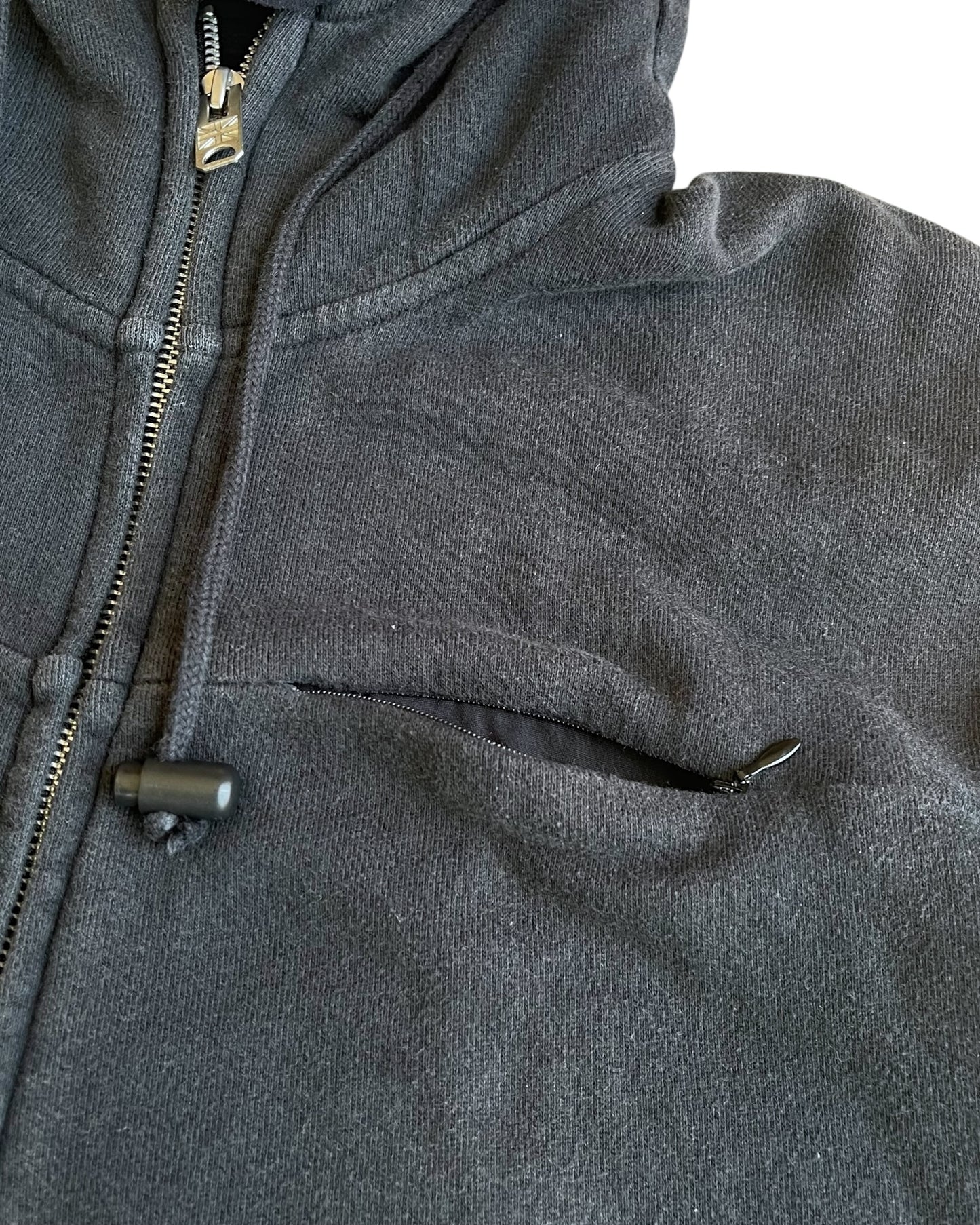 PPFM 2000s Skull Mask Zip-Up Sweatshirt Hoodie