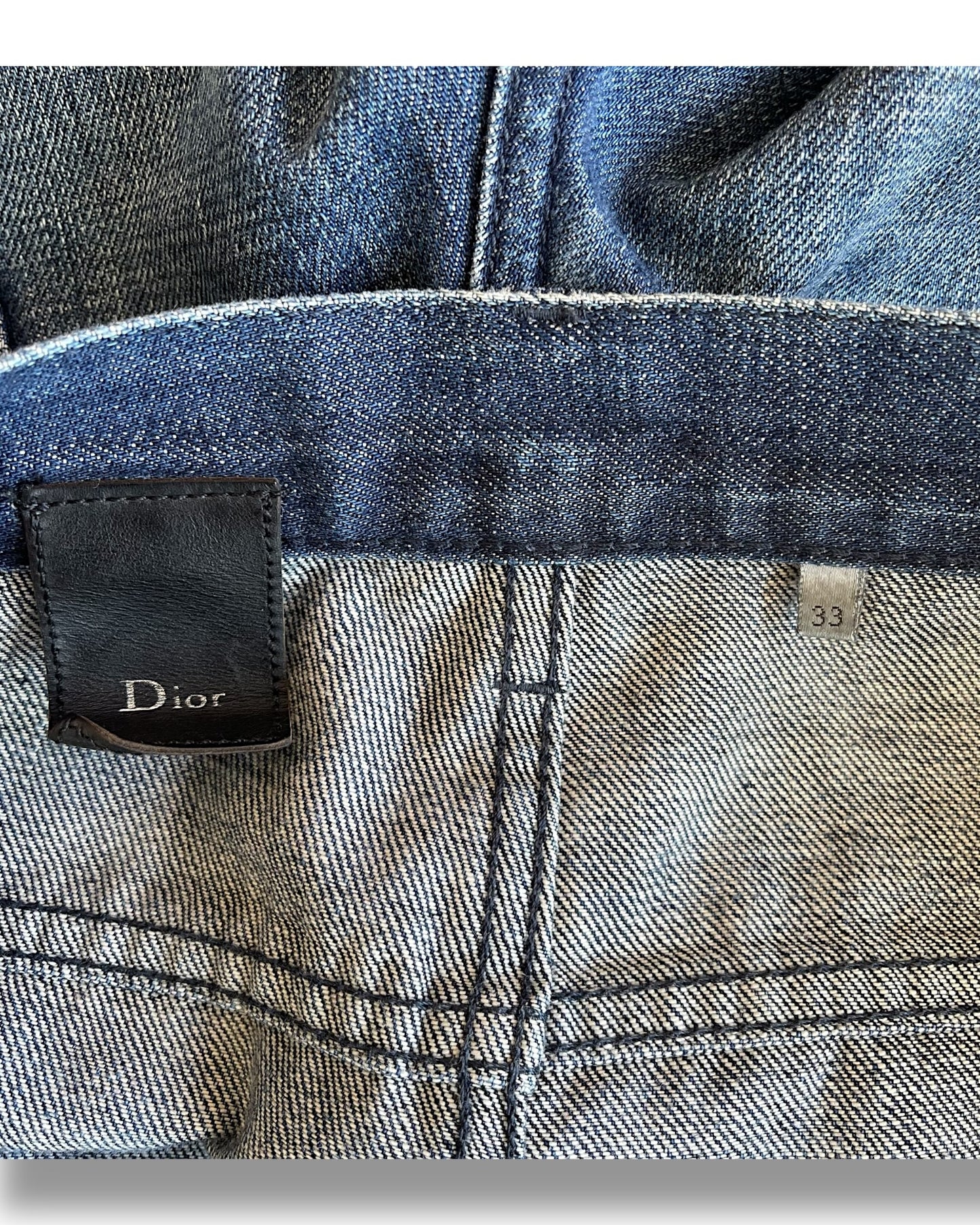 Dior Homme Blue Wash Straight Denim Jeans