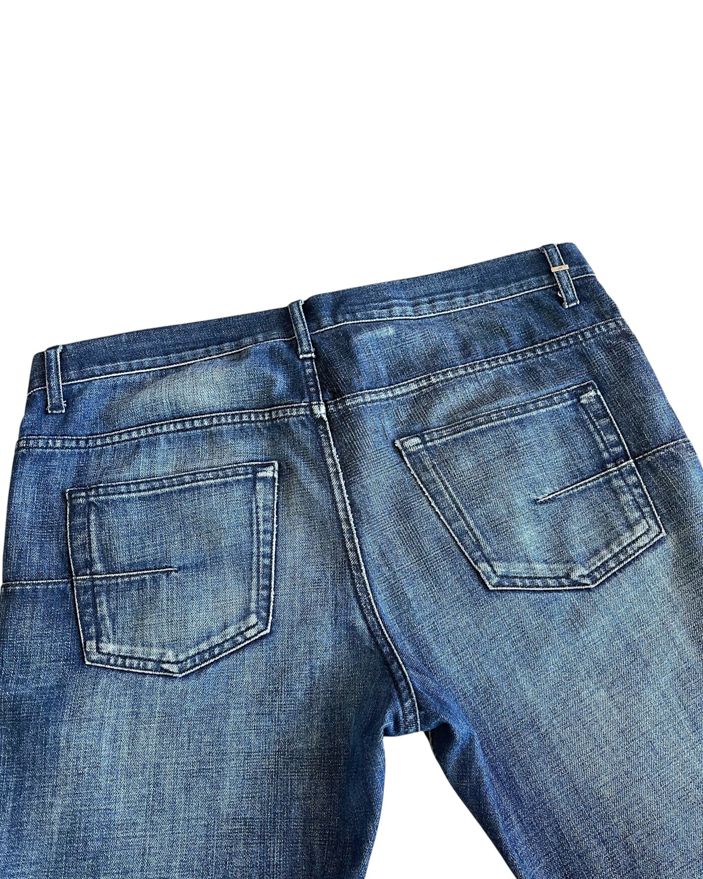 Dior Homme Blue Wash Straight Denim Jeans