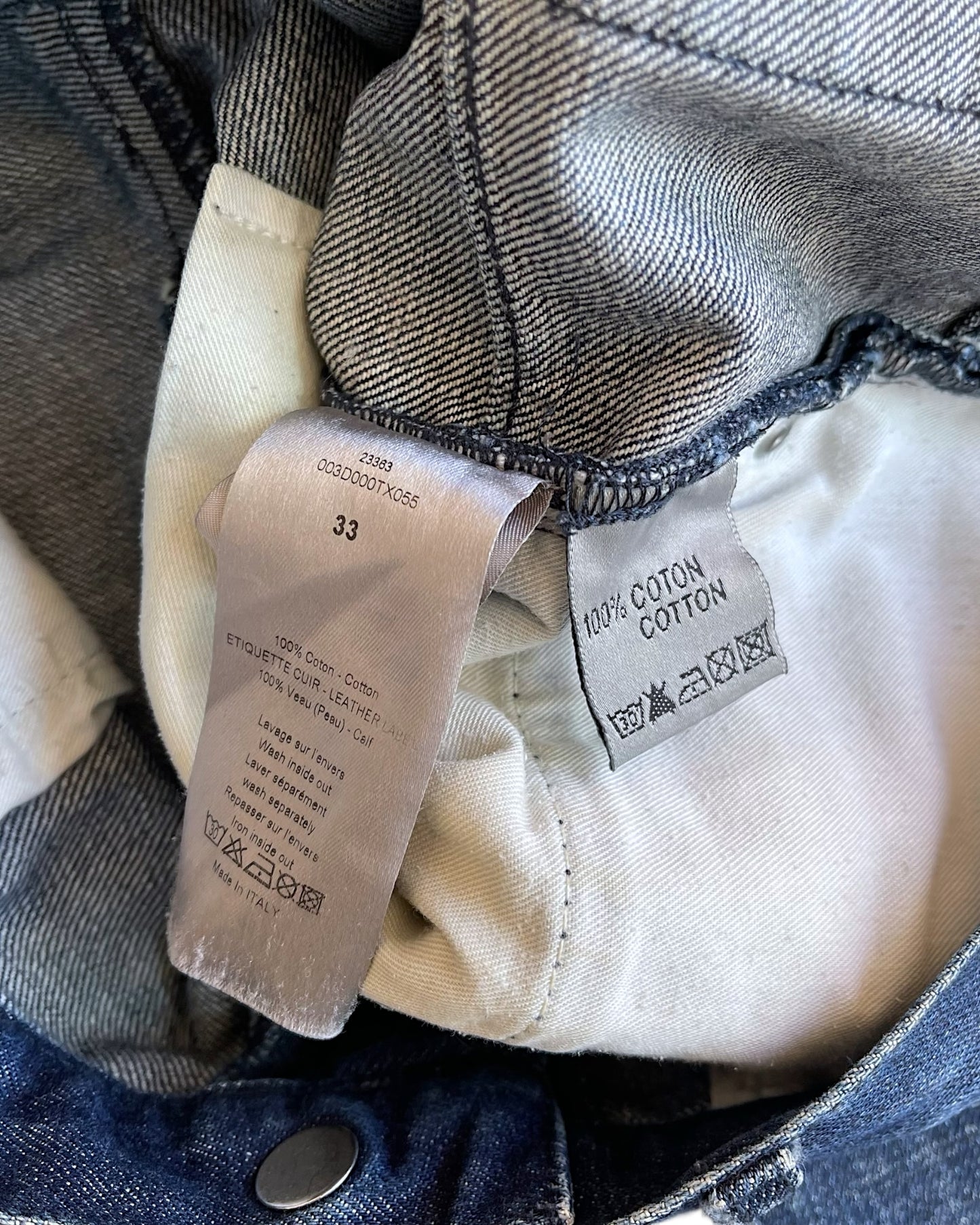 Dior Homme Blue Wash Straight Denim Jeans