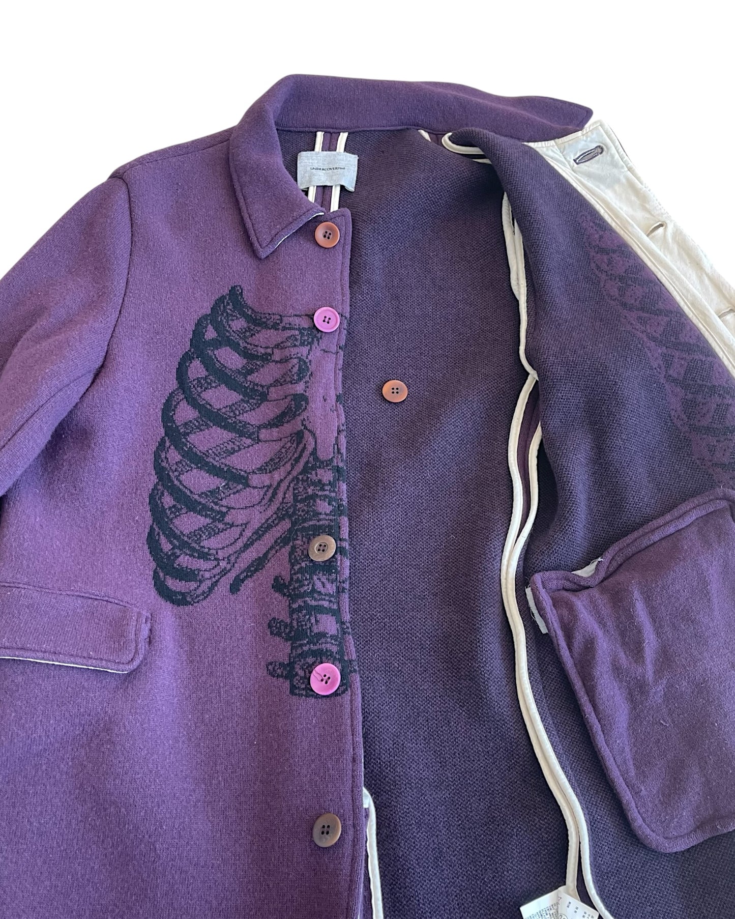 Undercover AW2013 “Anatomicouture” Ribcage Wool Coat