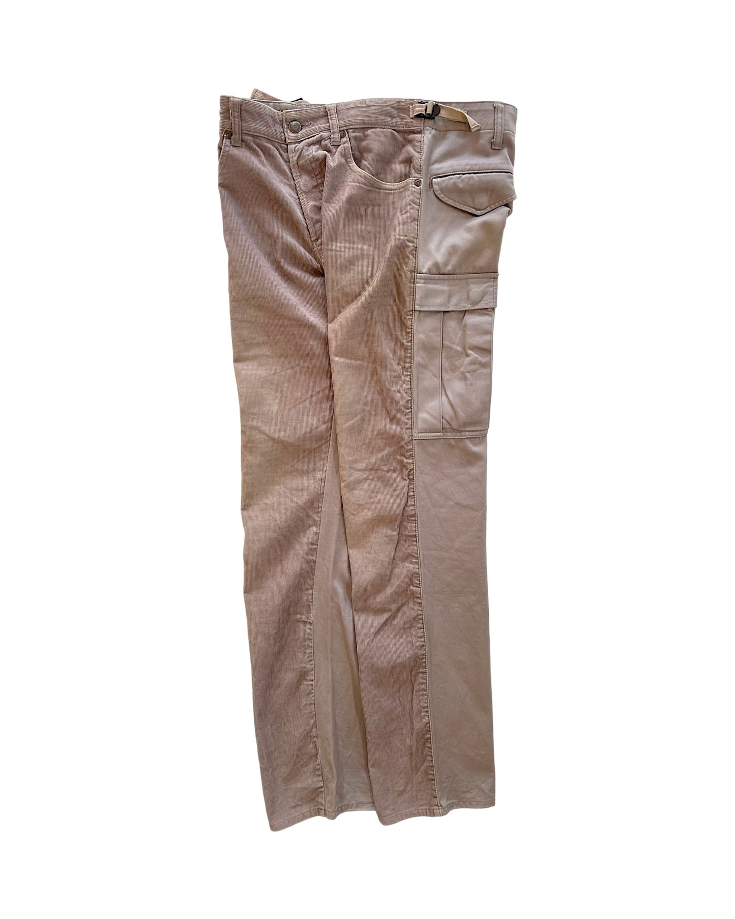 2000s Miharayasuhiro Hybrid Corduroy Chino Cargo Pants