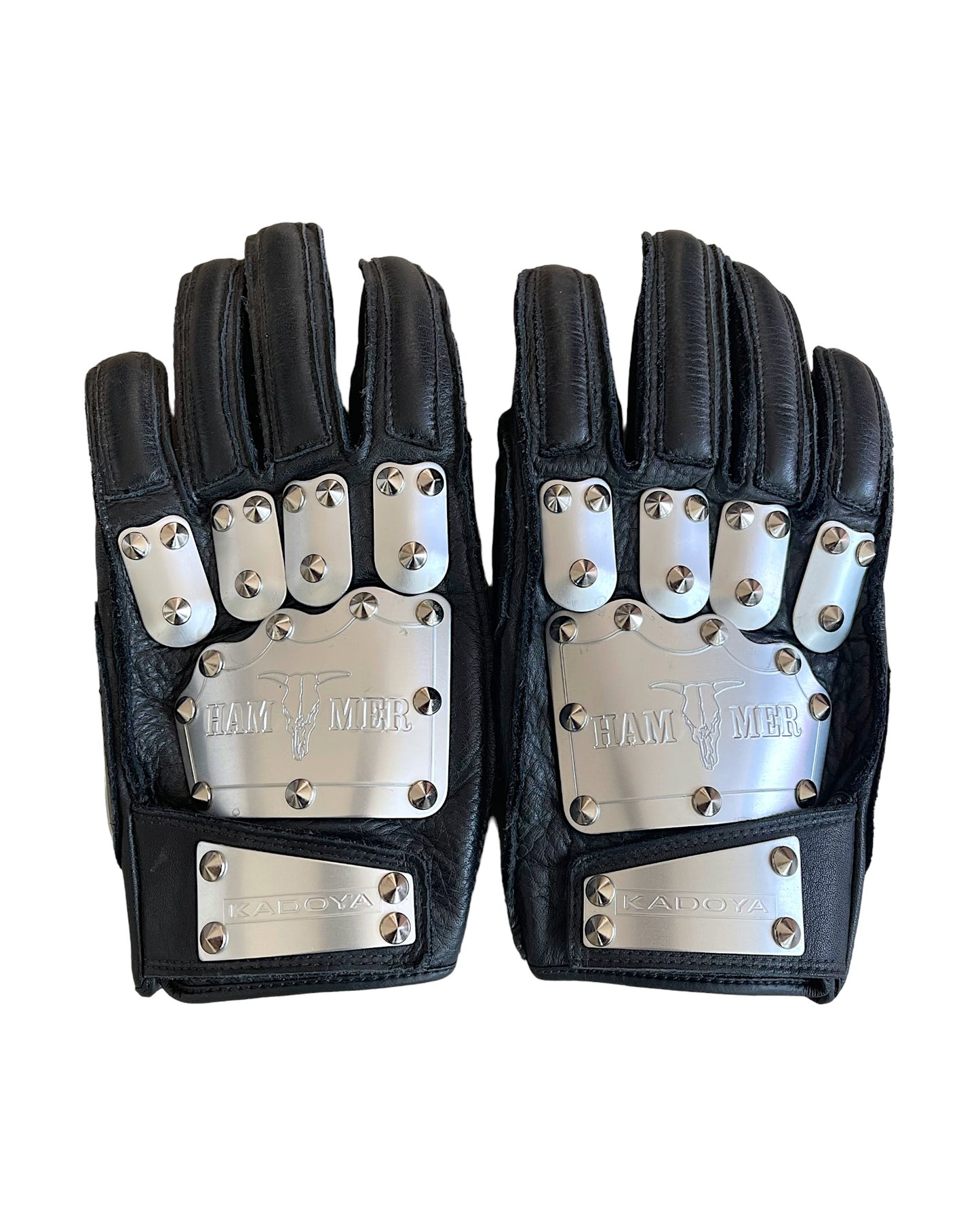 Kadoya Hammer Studded Spike Armor Leather Gloves