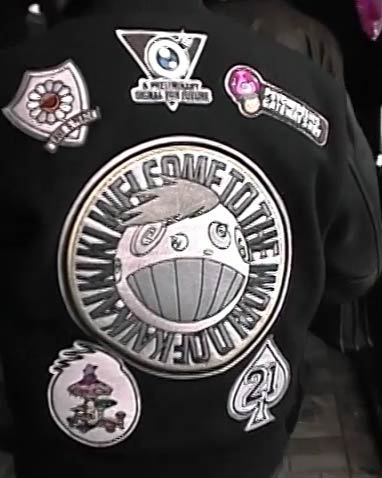 FW1999/2000 ISSEY MIYAKE MEN × Takashi Murakami 1-of-50 'KAI KAI KI KI' Patch Emblems Varsity Jacket