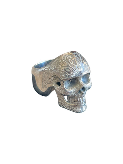 Number (N)ine AW07 'Love God Murder' Magical Design Skull .925 Silver Ring