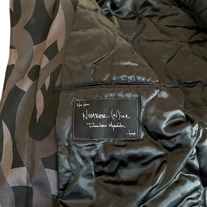 Number (N)ine AW2004 "Give Peace A Chance" Tribal Heart Camo Down Jacket