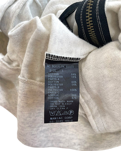 L.G.B. (Le Grande Bleu) Cross Boxer/PK Piping Fur Hoodie Sweatshirt