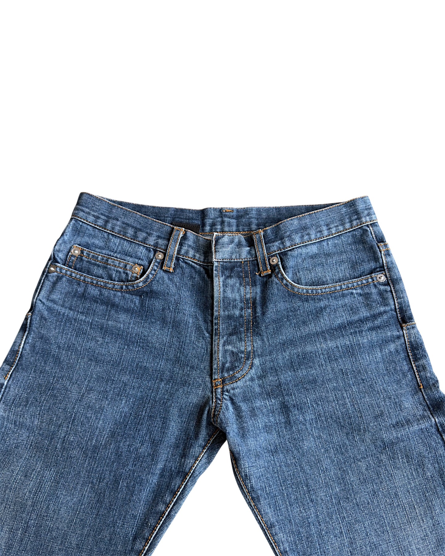 Dior Homme SS06 Indigo Blue Washed Slim Denim Jeans