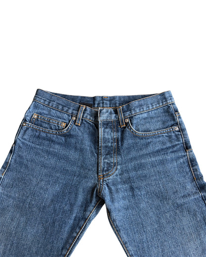 Dior Homme SS06 Indigo Blue Washed Slim Denim Jeans
