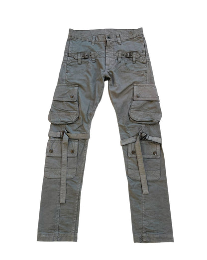 PLAG by Tete Homme Bondage Multi-Pocket Cargo Reconstructed Pants