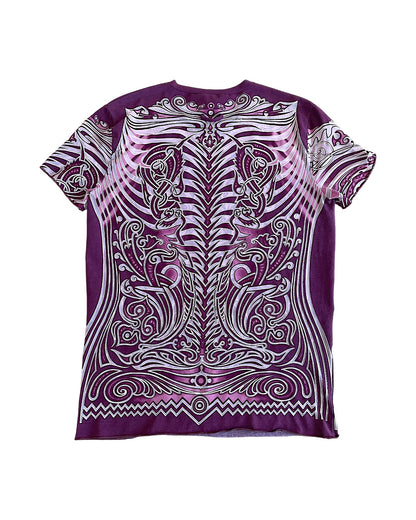 Jean Paul Gaultier SS96 'Cyberdada' Tribal Tattoo Mesh Top