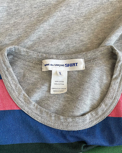 Comme Des Garçons SHIRT Color Stripes Long Sleeve T-Shirt
