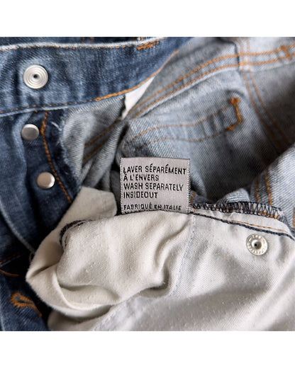 Dior Homme SS06 Indigo Blue Washed Slim Denim Jeans