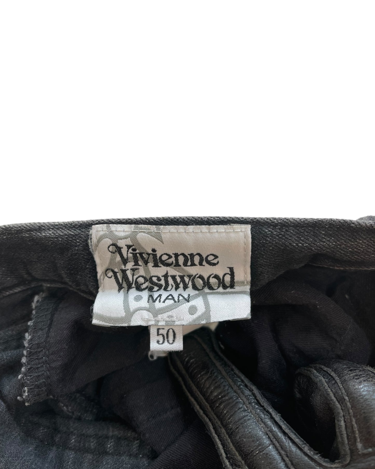 Vivienne Westwood Man Finger Print Orb Embroidery Denim