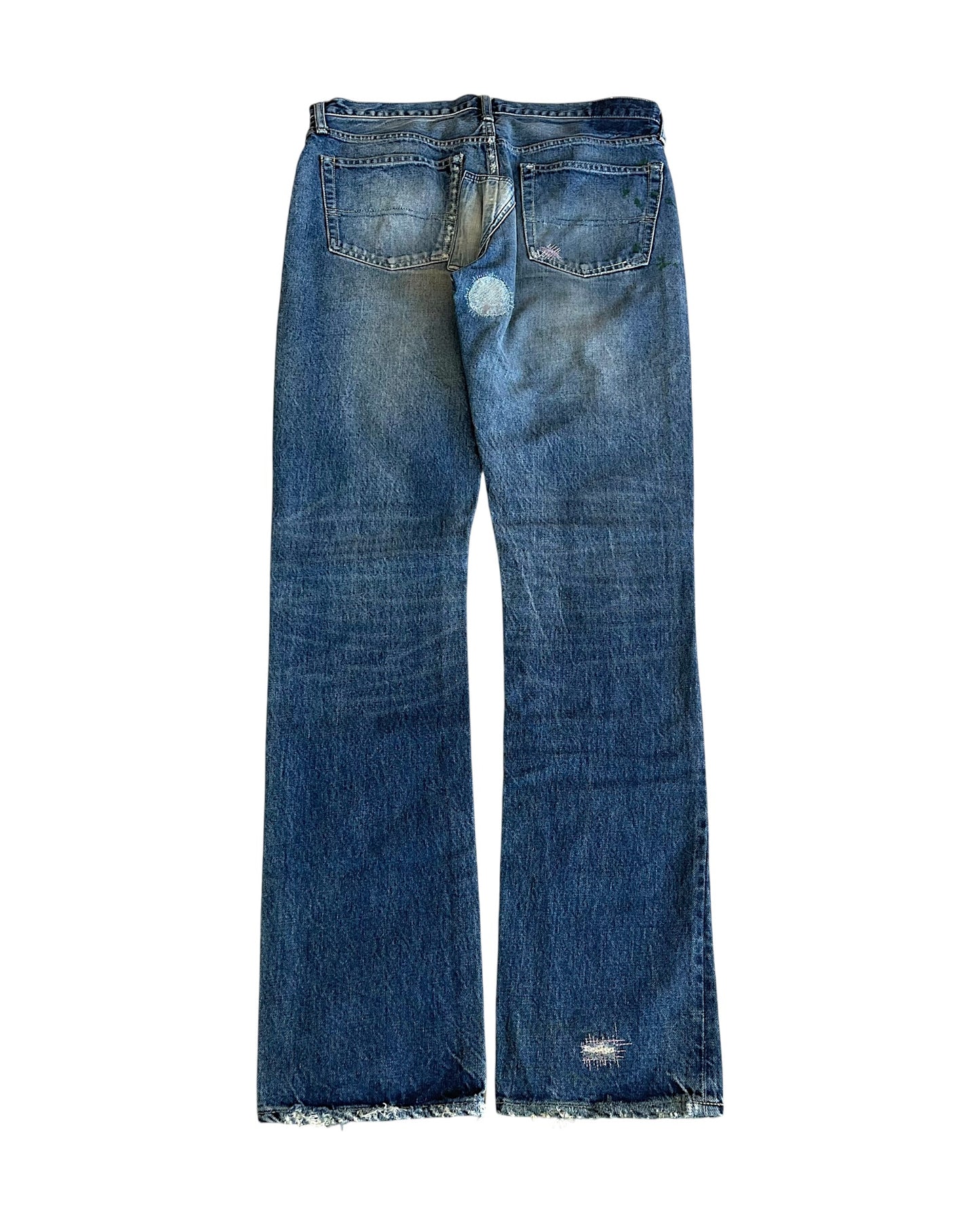 Undercover SS2005 "But Beautiful II" Distressed Patchwork 60 Denim Jeans