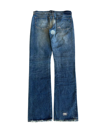 Undercover SS2005 "But Beautiful II" Distressed Patchwork 60 Denim Jeans