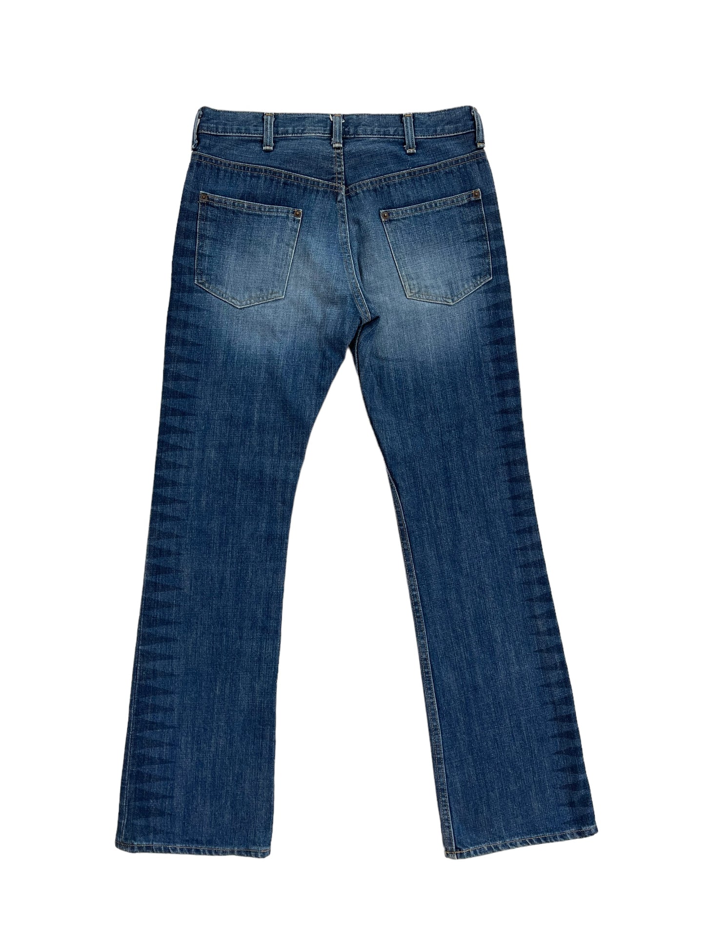 AW2003 Undercover "Scab" Giz Print Denim Jeans