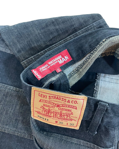 AW2008 Junya Watanabe x Levi’s Hagi Patchwork Denim Jeans