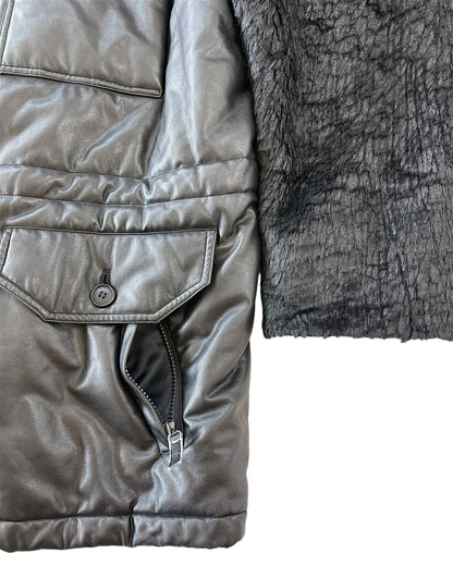 AW1996 Issey Miyake Men Gorilla Fur Leather Parka