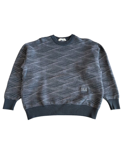Balenciaga Paris Sports Vintage BB Waves Knit Sweater