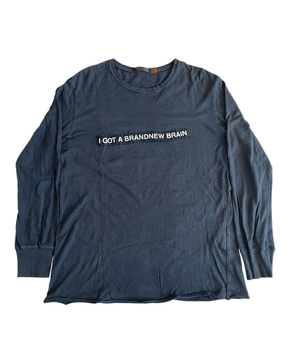 Undercover AW05 'Arts & Crafts' BrandNew Brain Felt Box L/S Shirt