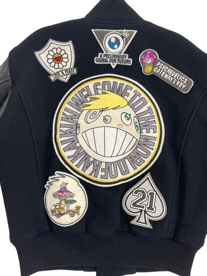 FW1999/2000 ISSEY MIYAKE MEN × Takashi Murakami 1-of-50 'KAI KAI KI KI' Patch Emblems Varsity Jacket