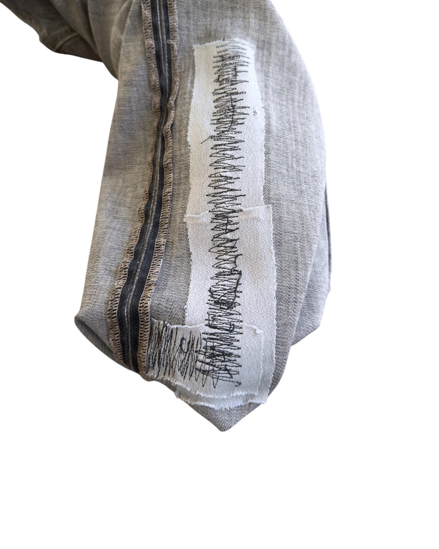 Rick Owens Drkshdw SS2023 Pentagram Dark Dust Detroit Cut Denim Jeans