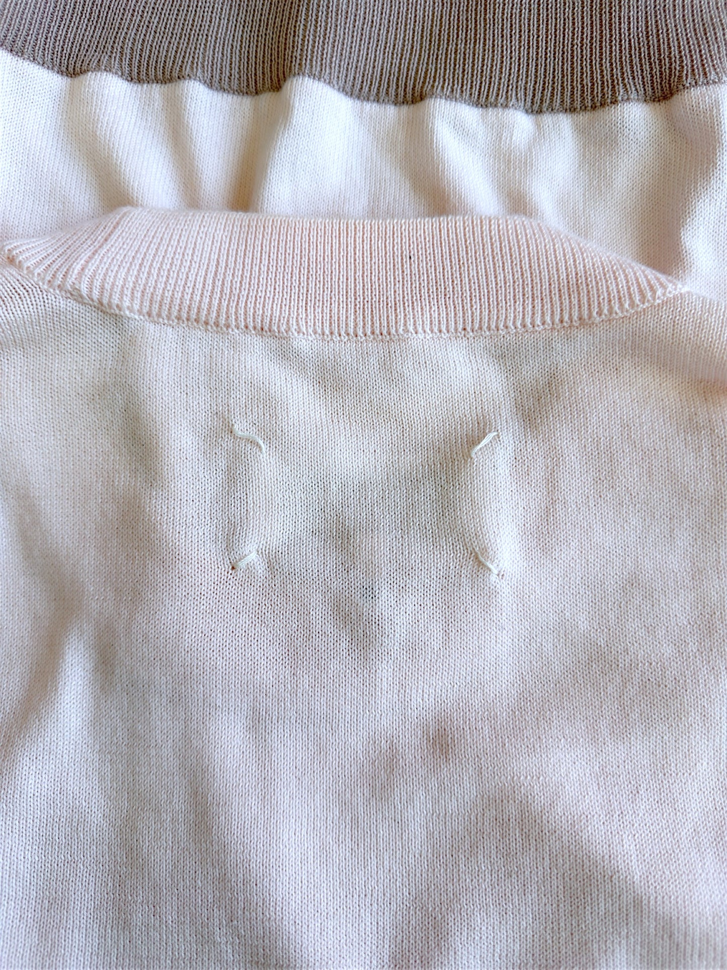 Maison Margiela SS14 Reconstructed Ribbing Asymmetric Cotton Knit Sweater