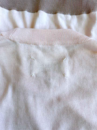 Maison Margiela SS14 Reconstructed Ribbing Asymmetric Cotton Knit Sweater
