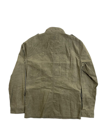 Share Spirit Homme Wrinkle Effect Military M-65 Shirt Jacket