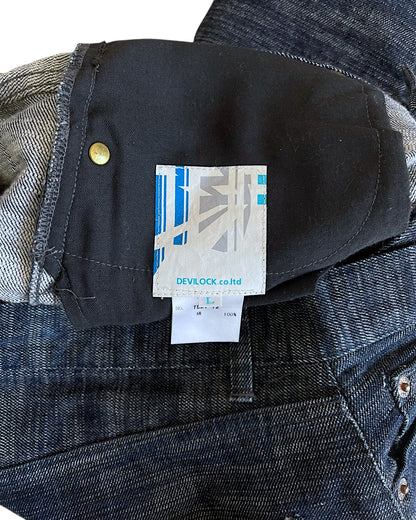 Devilock 00s Slub Mix Yarn Stack Denim Jeans