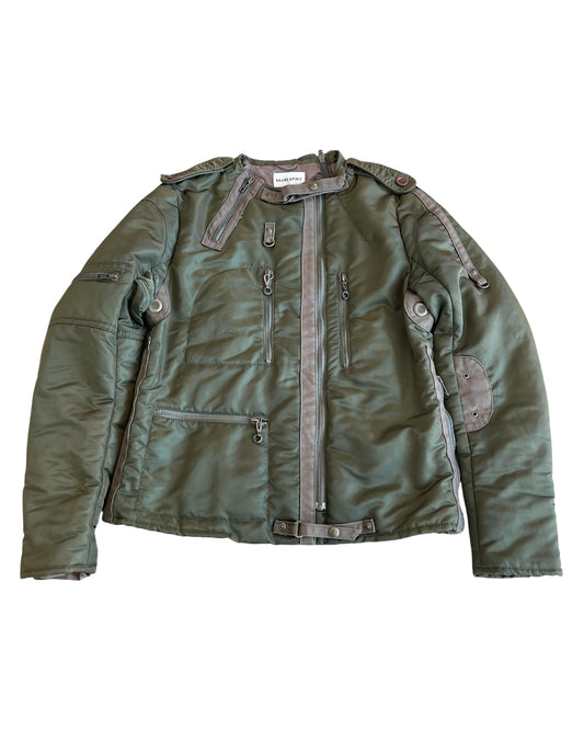 Share Spirit Military Pilot Cargo Light Padded Nylon Jacket