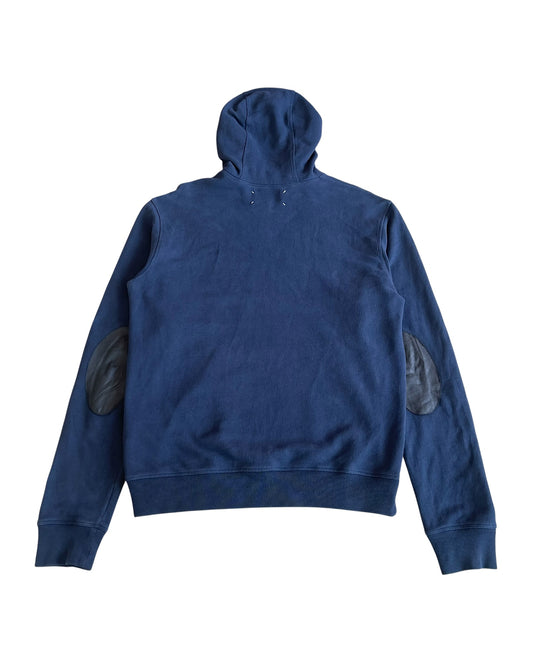 Maison Margiela SS15 Leather Elbow Patch Hoodie