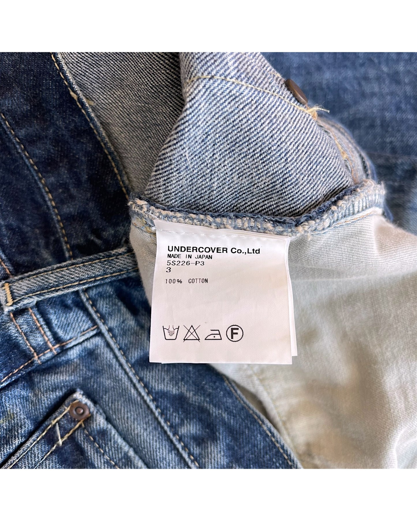 Undercover SS2005 "But Beautiful II" Distressed Patchwork 60 Denim Jeans