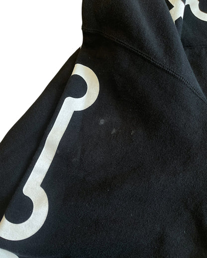 Bape Baby Milo 2006 Skeleton Bones Full Zip Hoodie Sweatshirt
