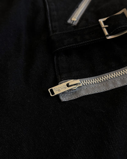 Undercover Multi-Pocket Zipper Bondage Cargo Denim Jeans